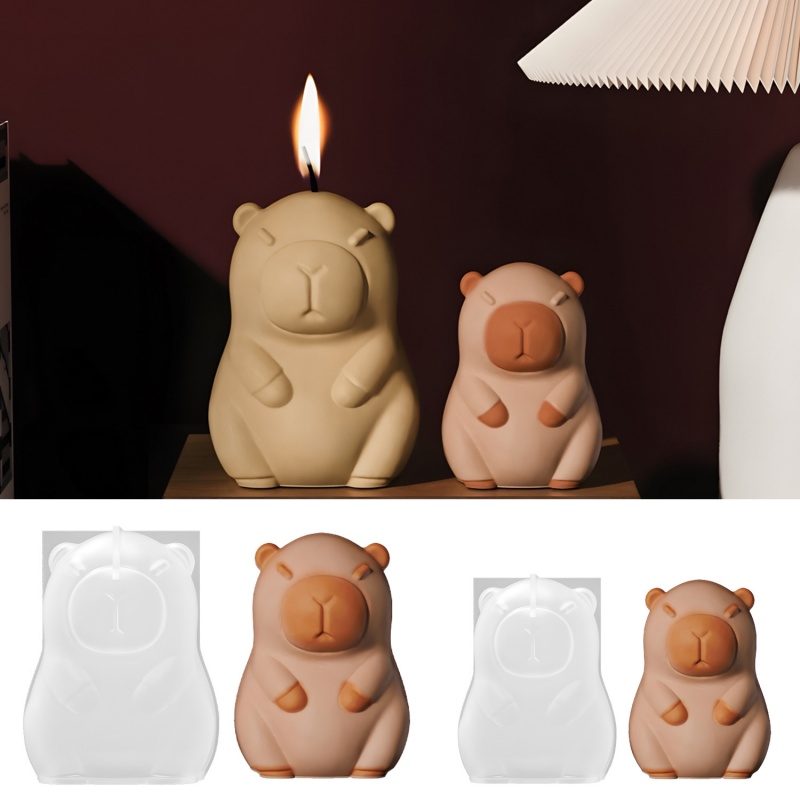 Candle Souvenir - Cetakan Silikon Memanggang Puding Kapibara DIY