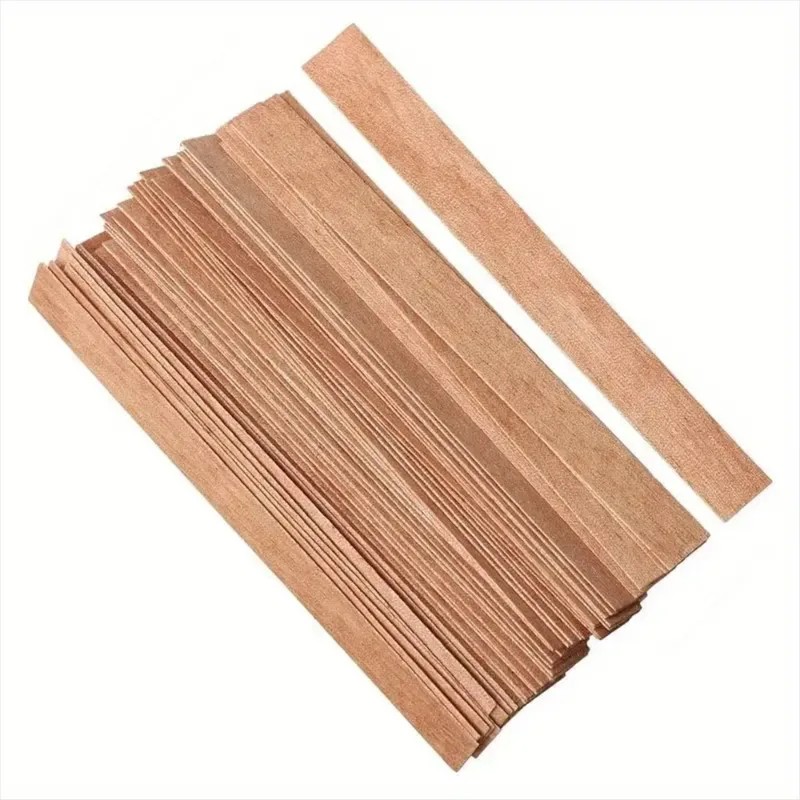 Candle Making Supplies Jars - 50/100 set sumbu lilin kayu dengan