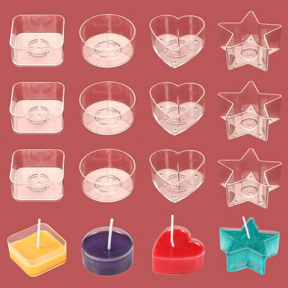 Candle Making Supplies Jars - 10 Buah Perlengkapan Pembuatan Lilin Cahaya
