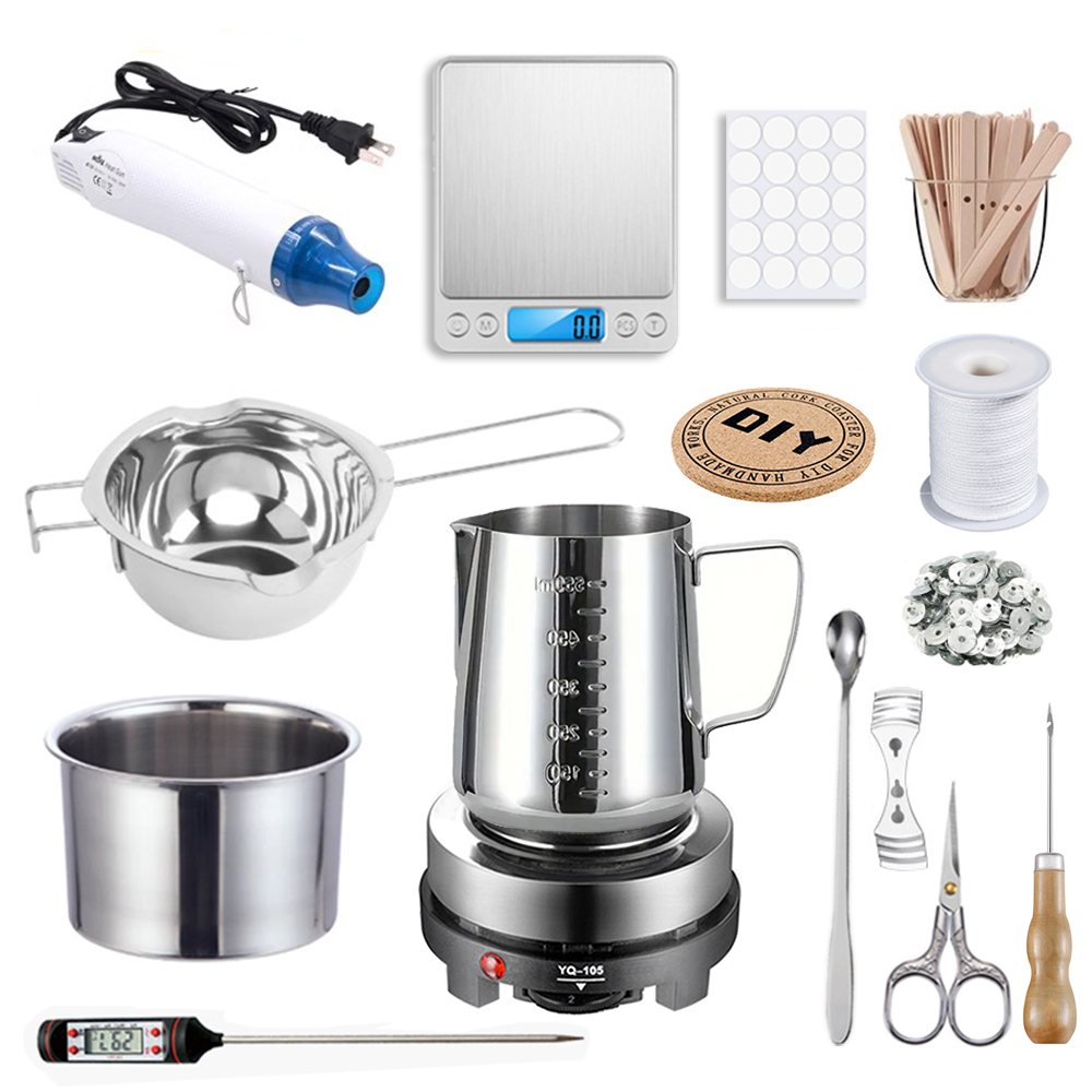 Candle Making Supplies Jars - Set alat bahan pembuat lilin beraroma
