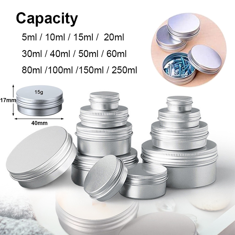 1/5/10 Buah 5-250Ml Kaleng Alu - Candle Making Supplies Jars ulasan dan harga