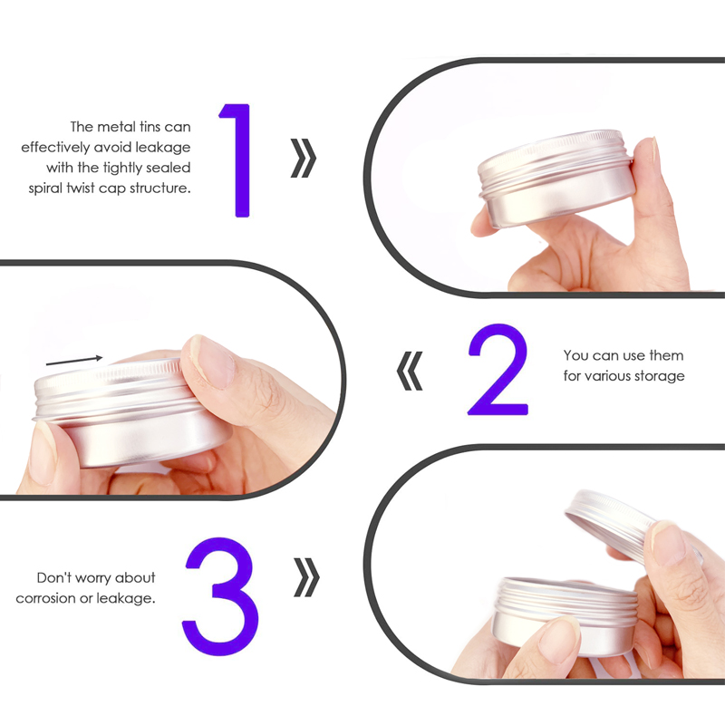 1/5/10 Buah 5-250Ml Kaleng Alu - Candle Making Supplies Jars ulasan dan harga
