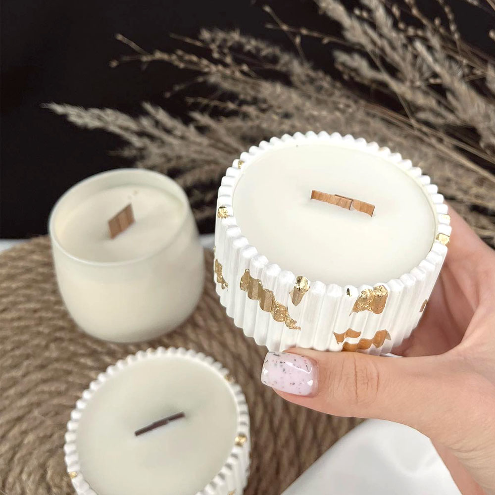 Stoples lilin beton cetakan si - Candle Making Supplies Jars ulasan dan harga