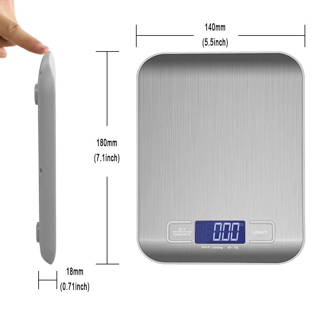 Timbangan dapur portabel 5kg/1 - Candle Wax Scale ulasan dan harga