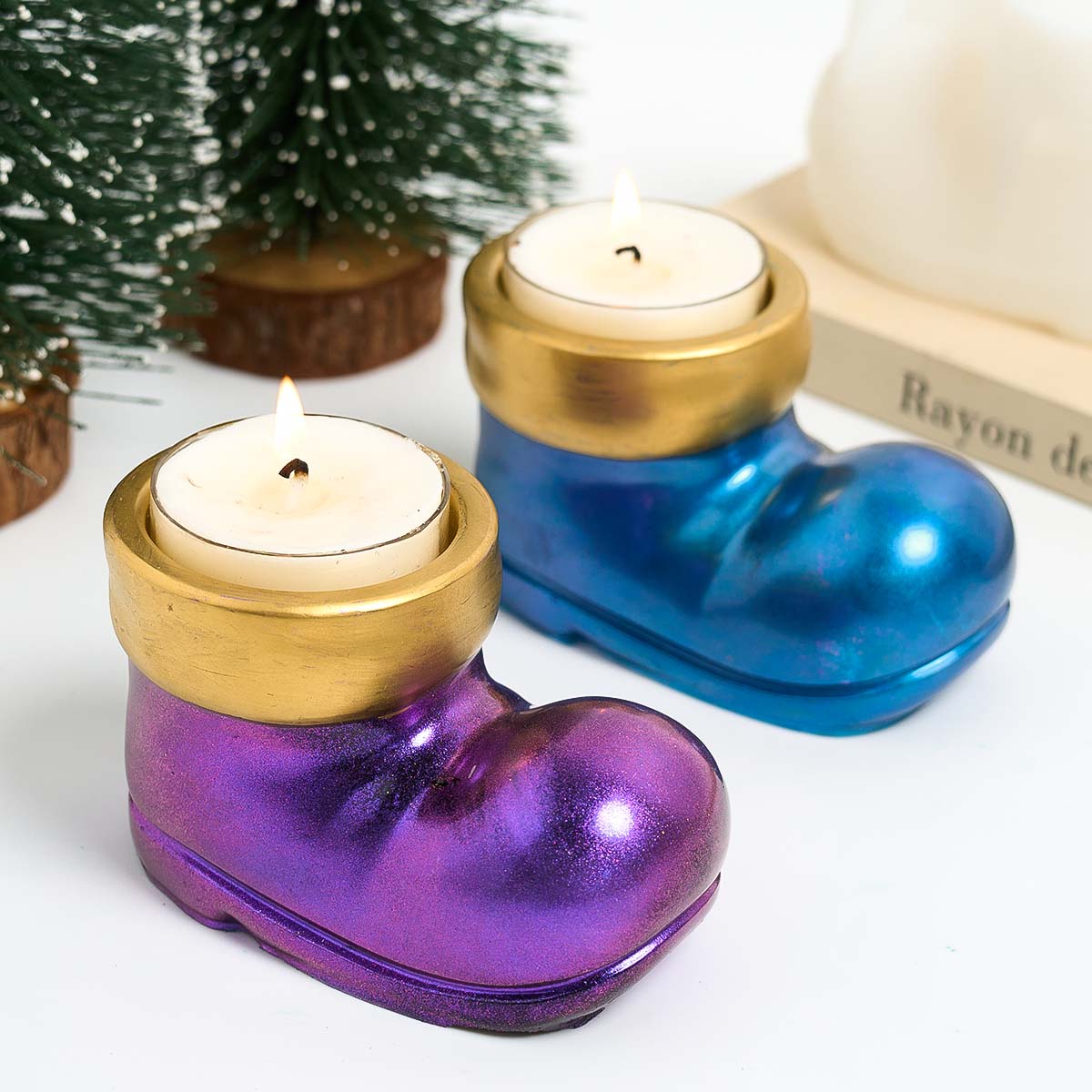 Sepatu Bot Natal Tempat Lilin  - Candle Souvenir ulasan dan harga